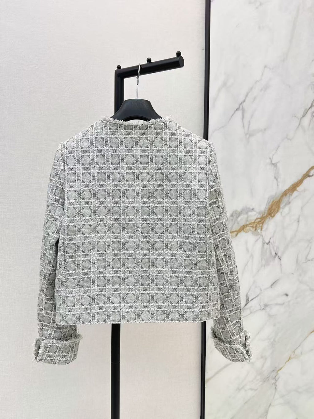 DIOR Patterned Cropped Jacket