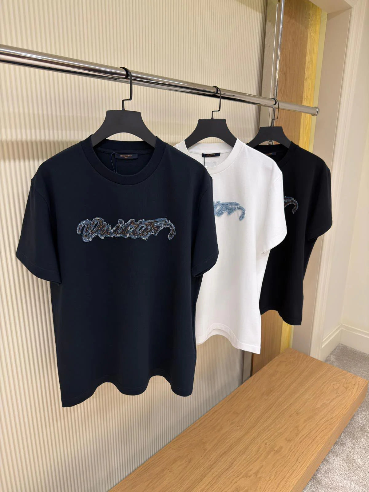 Louis Vuitton Denim Signature Short-Sleeved T-Shirt