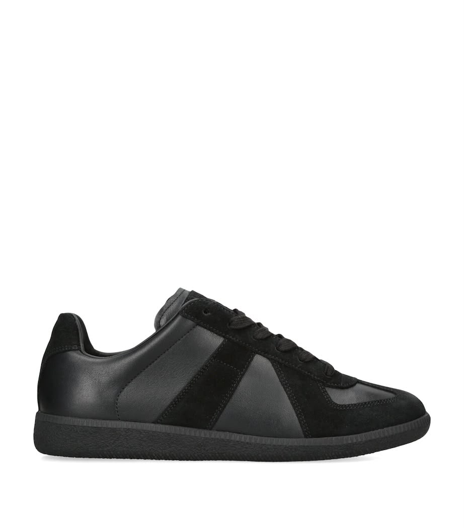 Maison Margiela Replica Calf & Lambskin Leather Sneakers