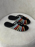 Hermès  Suede Chaine d'Ancre Flat Sandals