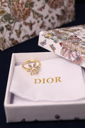 Dior flower Gold Ring