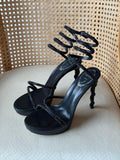 René Caovilla Crystal-Embellished Cleo Sandals