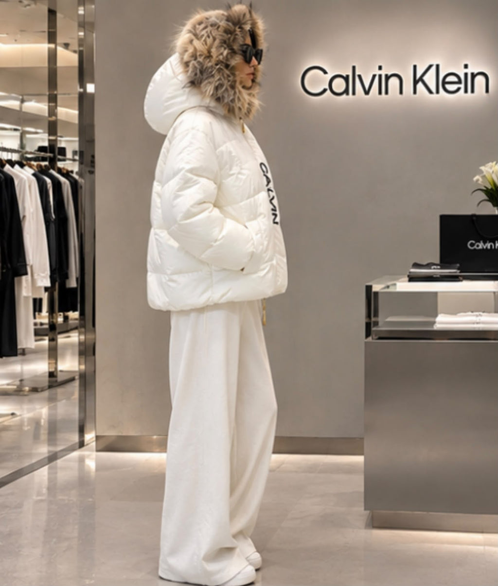 CALVIN KLEIN Hooded Puffer Jacket