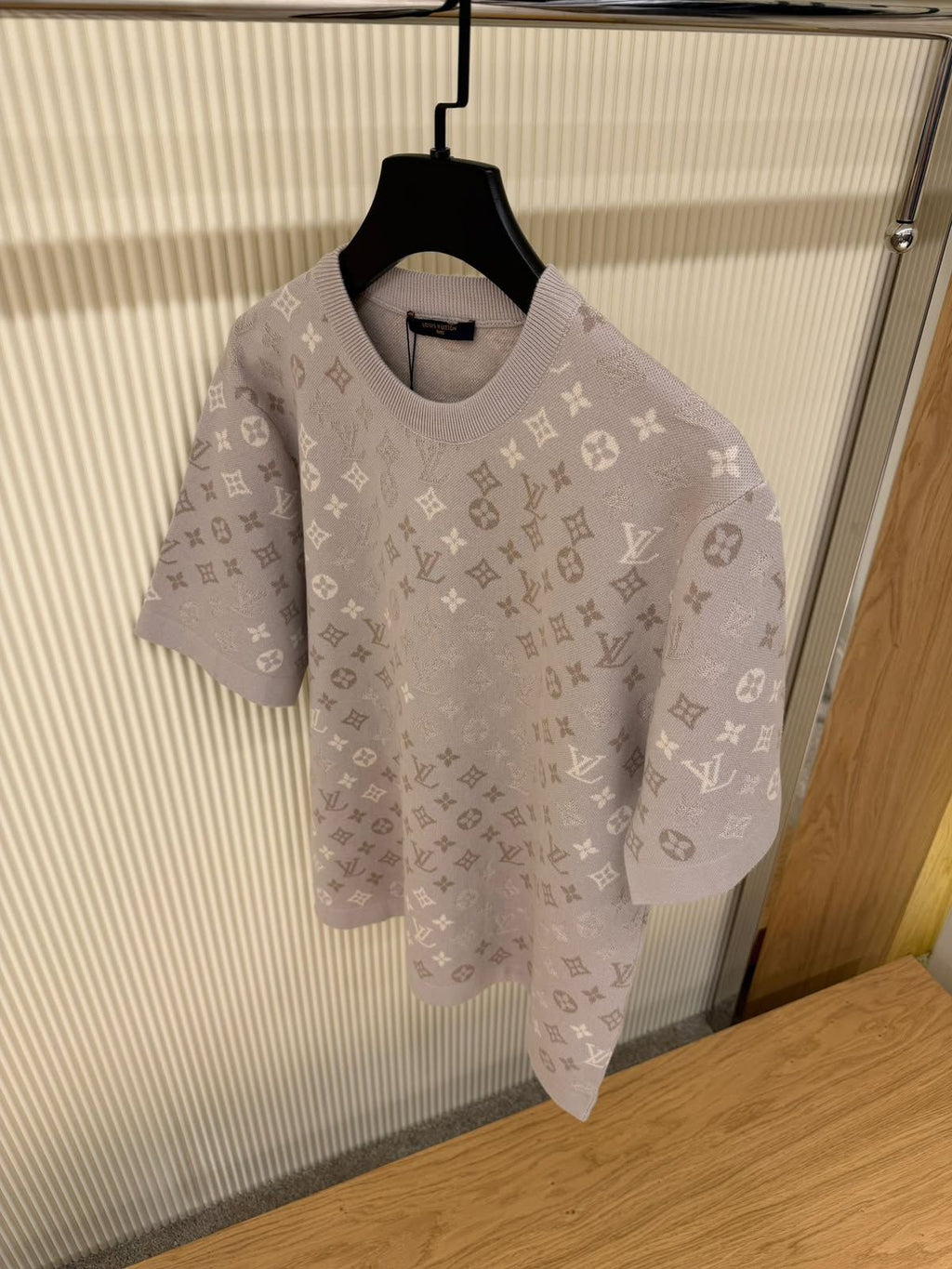 Lv Monogram Short-Sleeved Crewneck