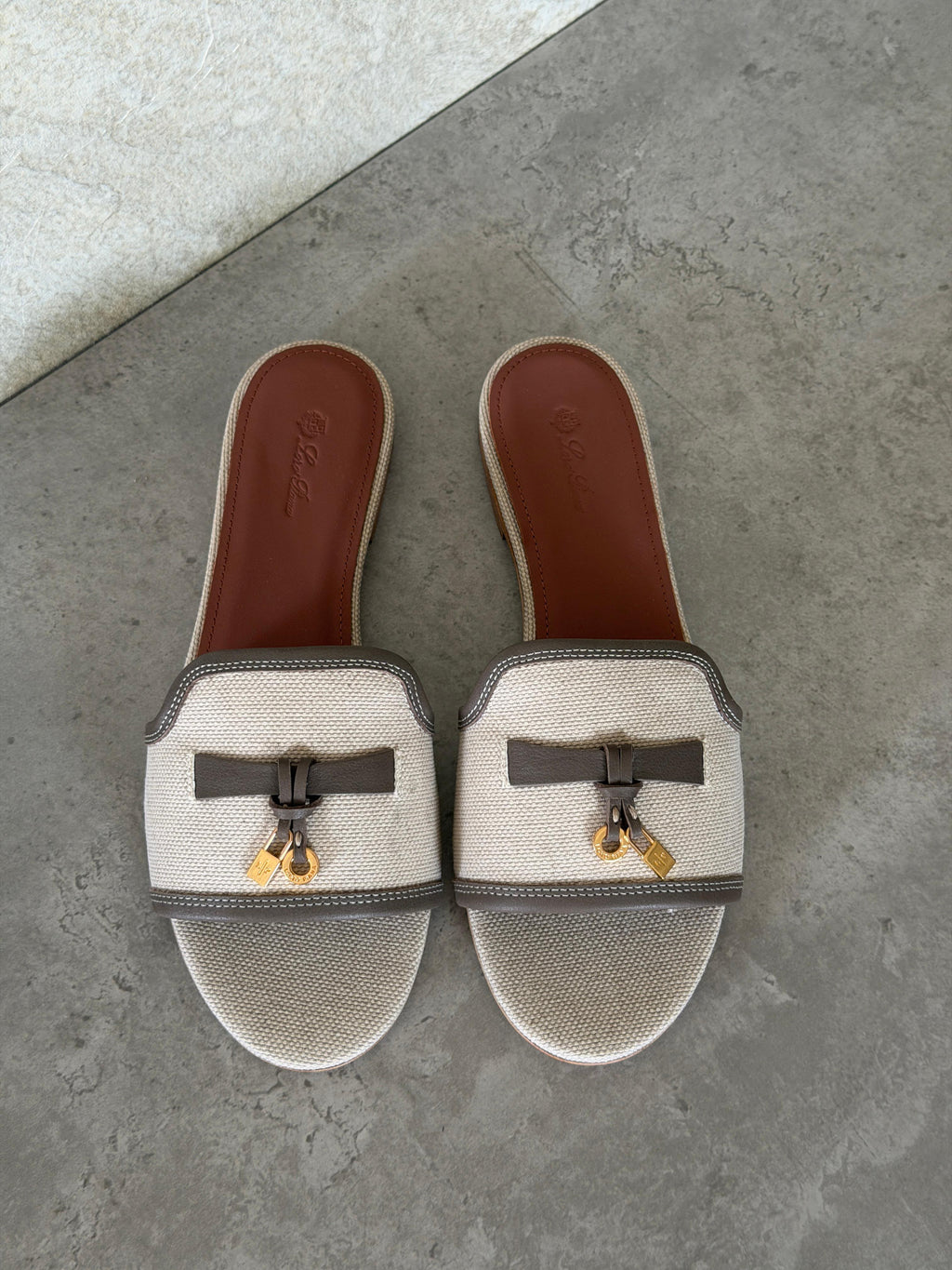 Loro Piana Fabric and Leather Flat