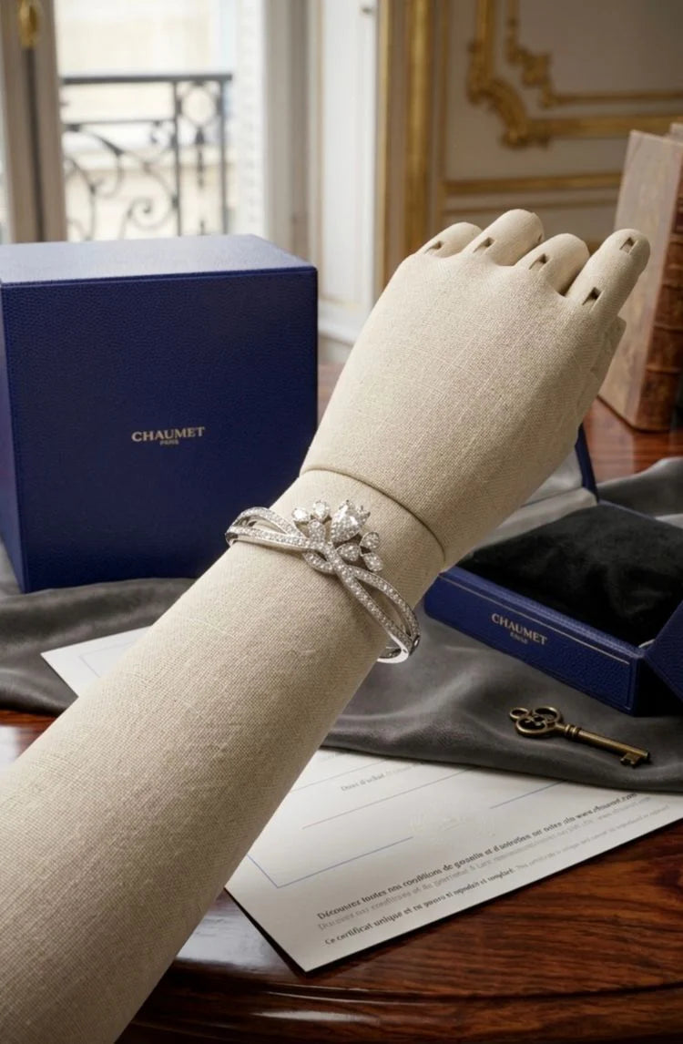 ⁠Chaumet Aigrette Impériale ⁠BANGLE (17cm) & RING