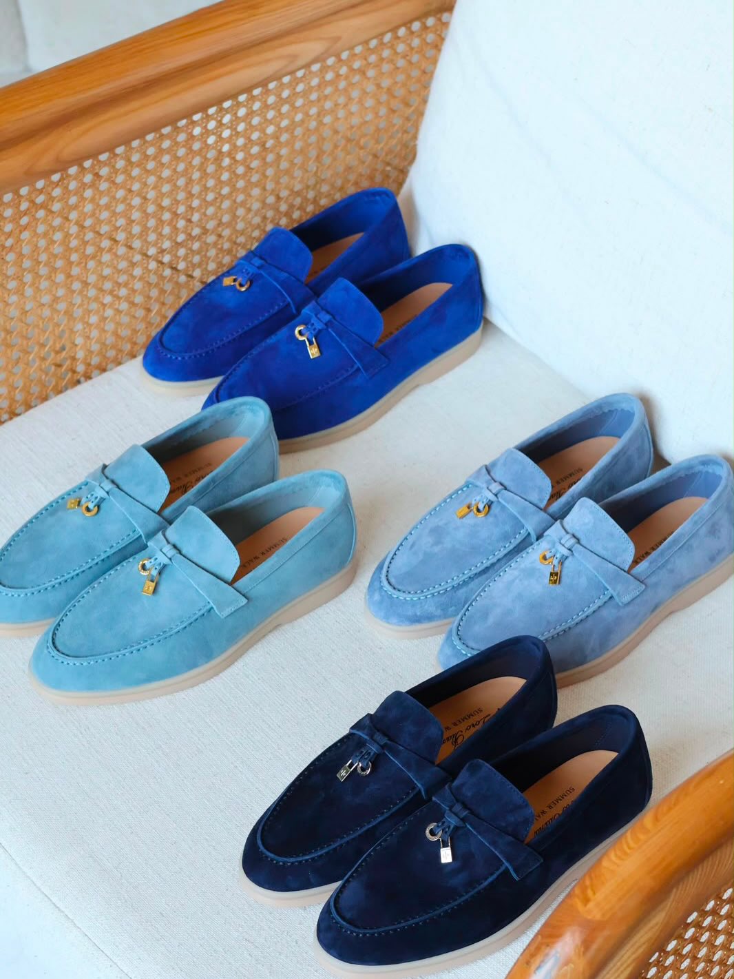 LORO PIANA Summer Charms Walk Loafers