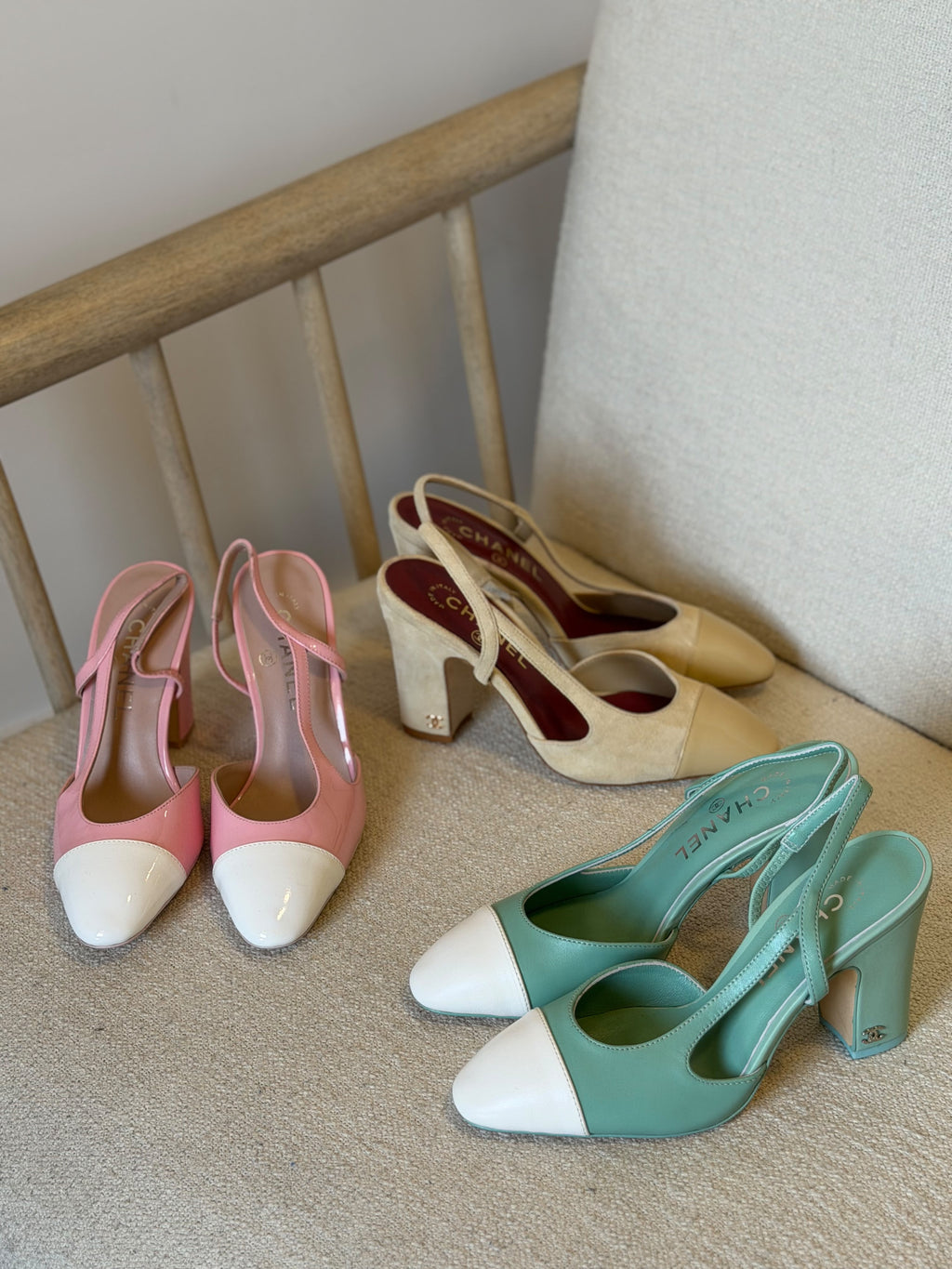 Chanel Slingback Heels