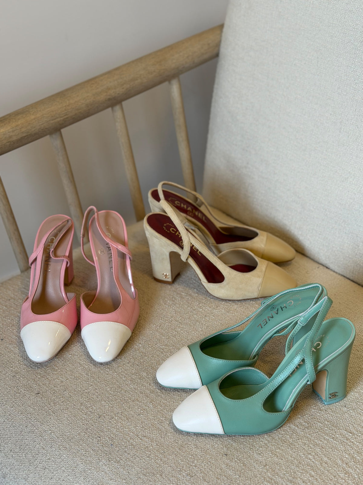 Chanel Slingback Heels