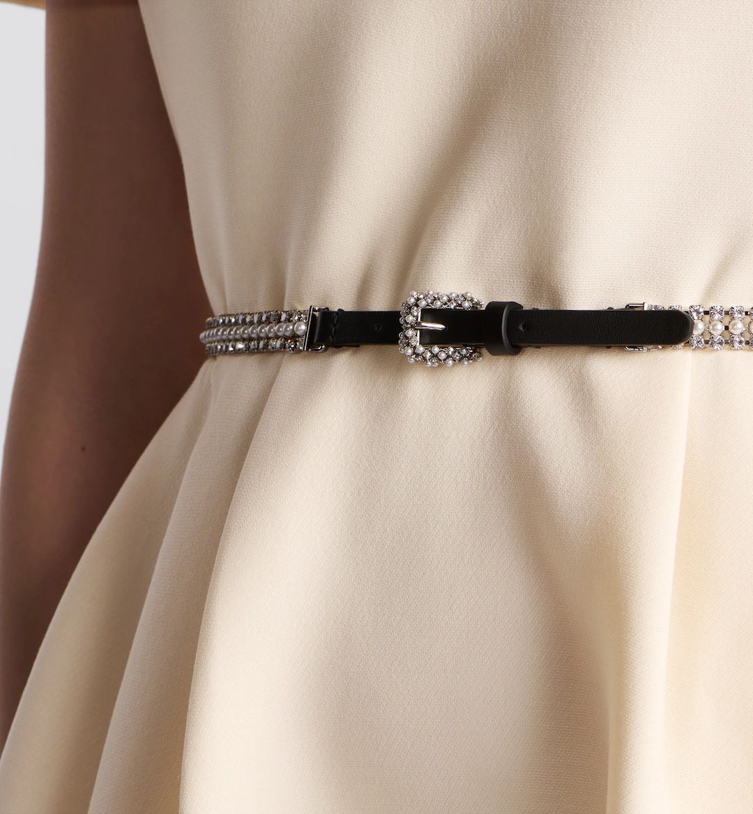 Dior Crystal Embellished Skinny Belt