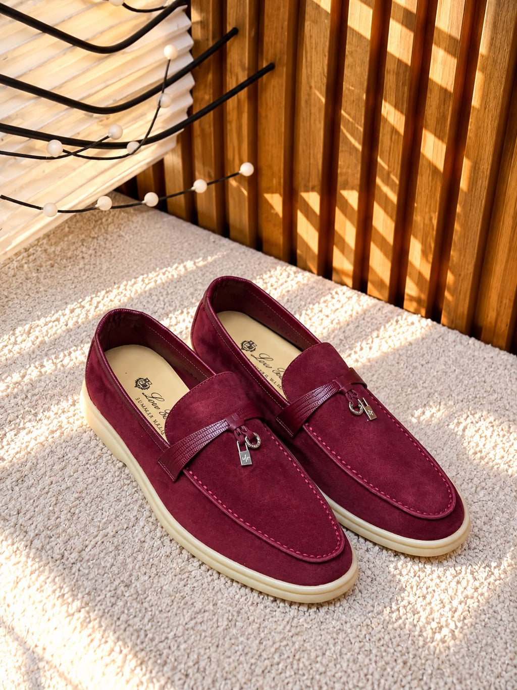 Loro Piana Alligator Skin Charms Walk Loafer – Suede