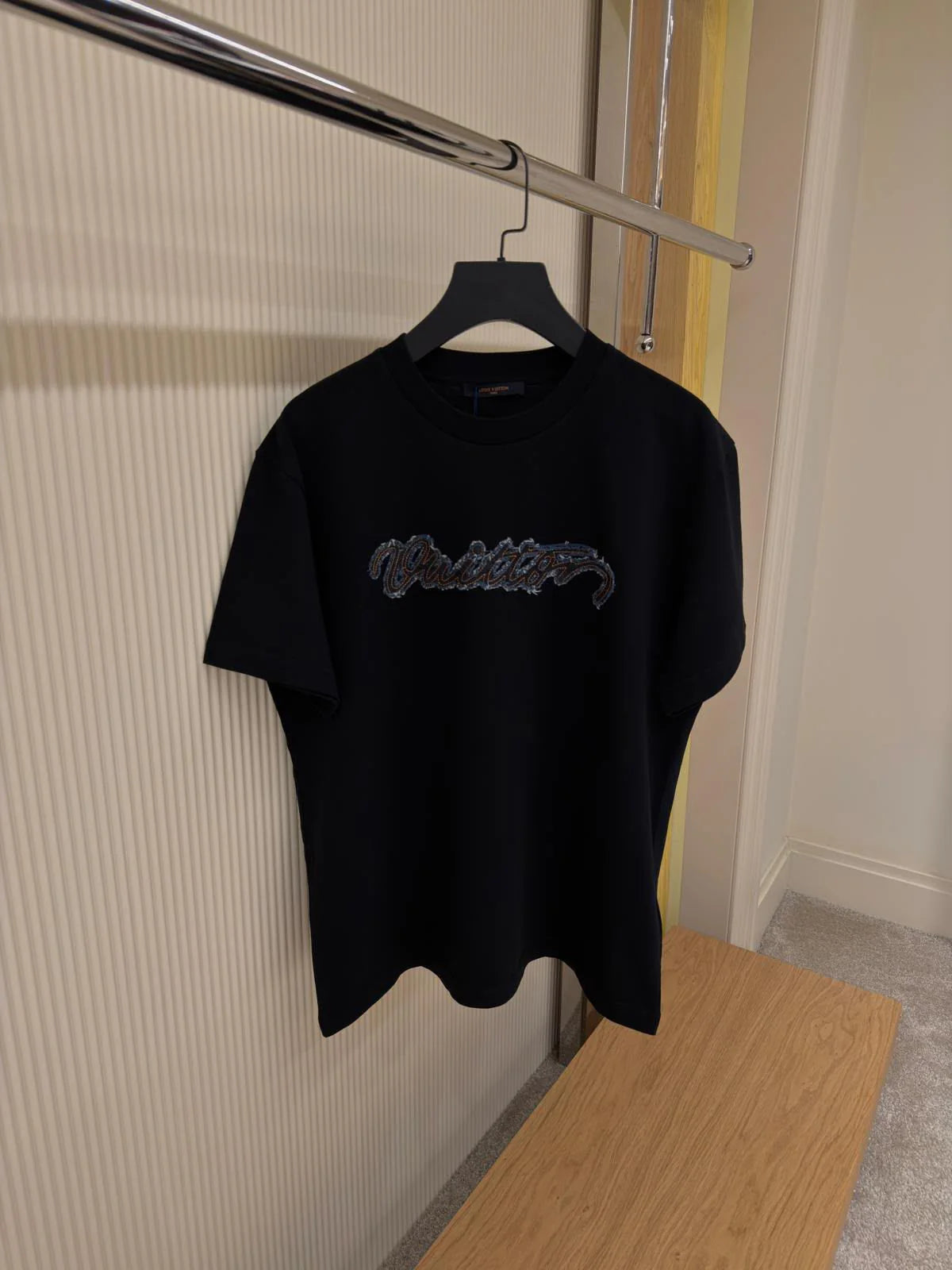 Louis Vuitton Denim Signature Short-Sleeved T-Shirt