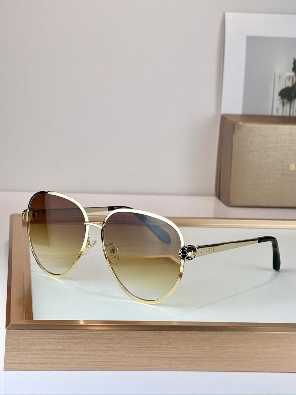 Bvlgari Serpenti Aviator Sunglasses