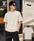 LV Men Tonal Lettering T Shirt