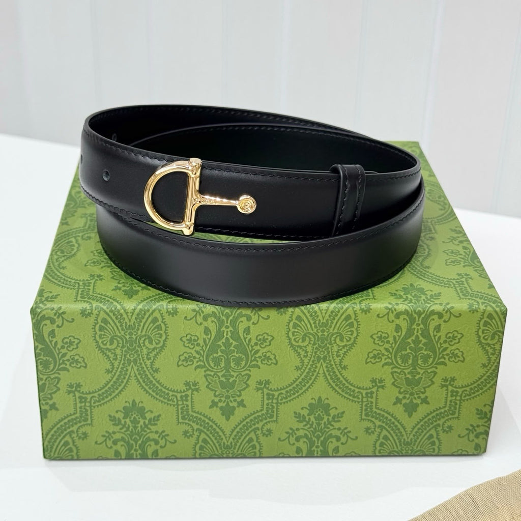 Gucci Horsebit Leather Belt