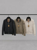 Burberry Diamond Quilted Check Lining Jacket