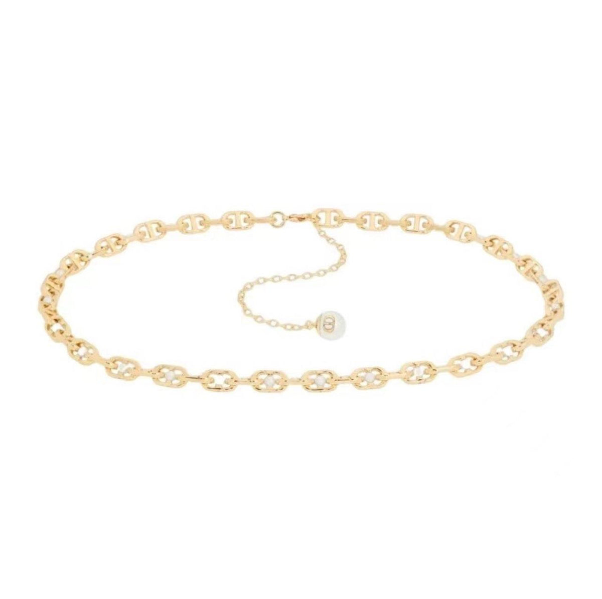 Dior CD Pearl Chain Belt