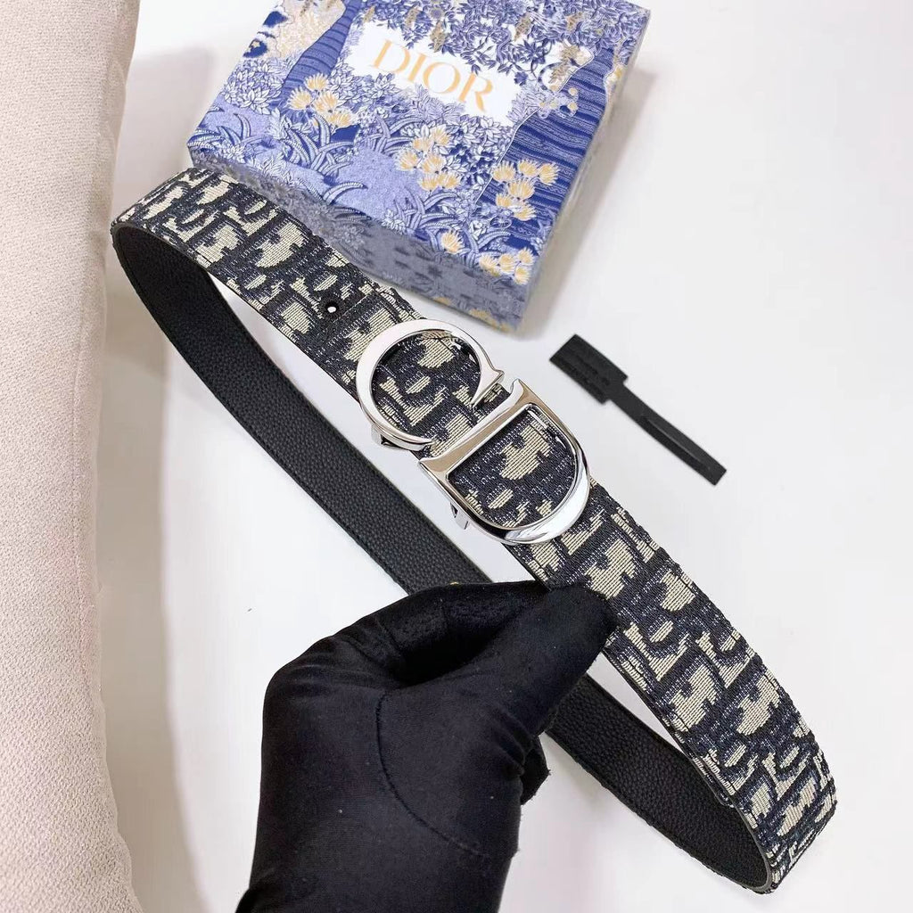 Dior Oblique Saddle CD Buckle Belt
