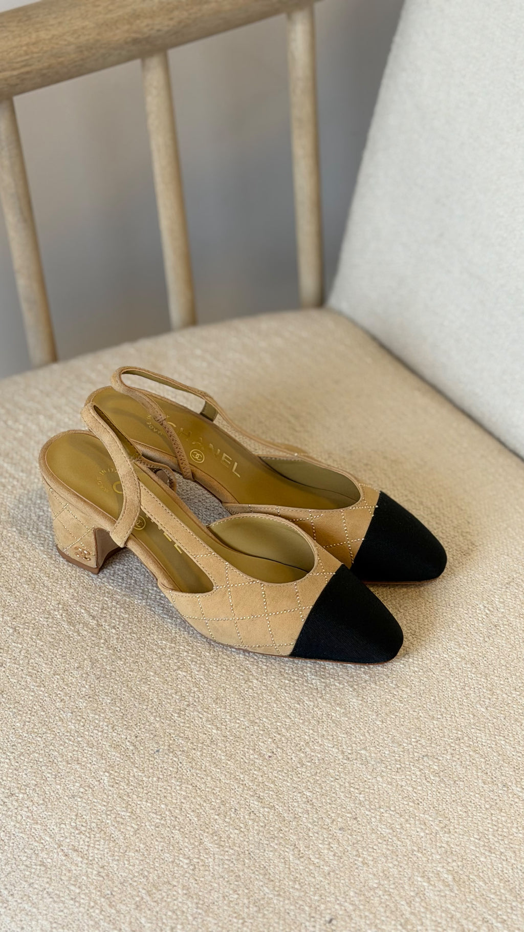 Chanel Slingback Heels