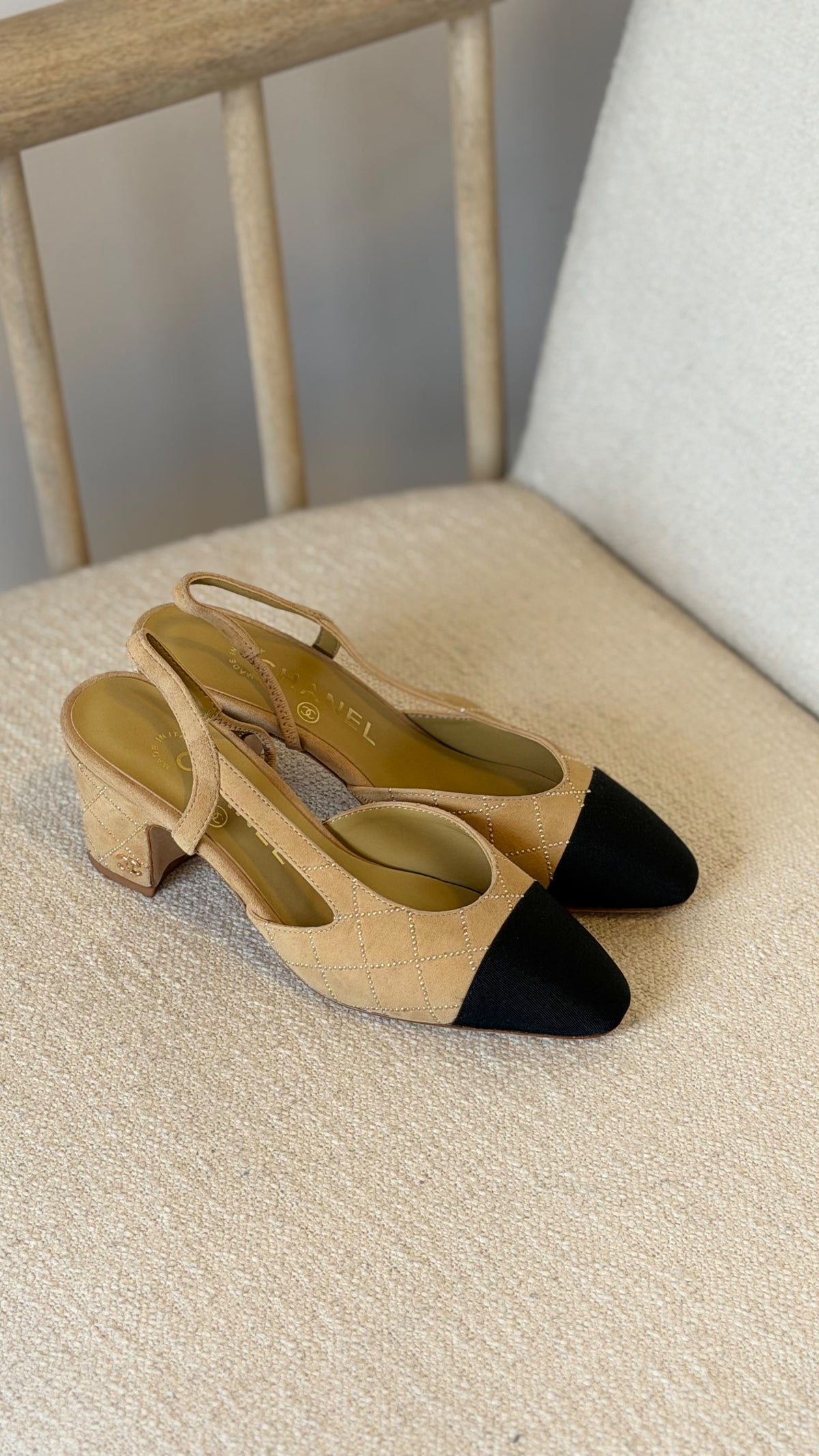 Chanel Slingback Heels