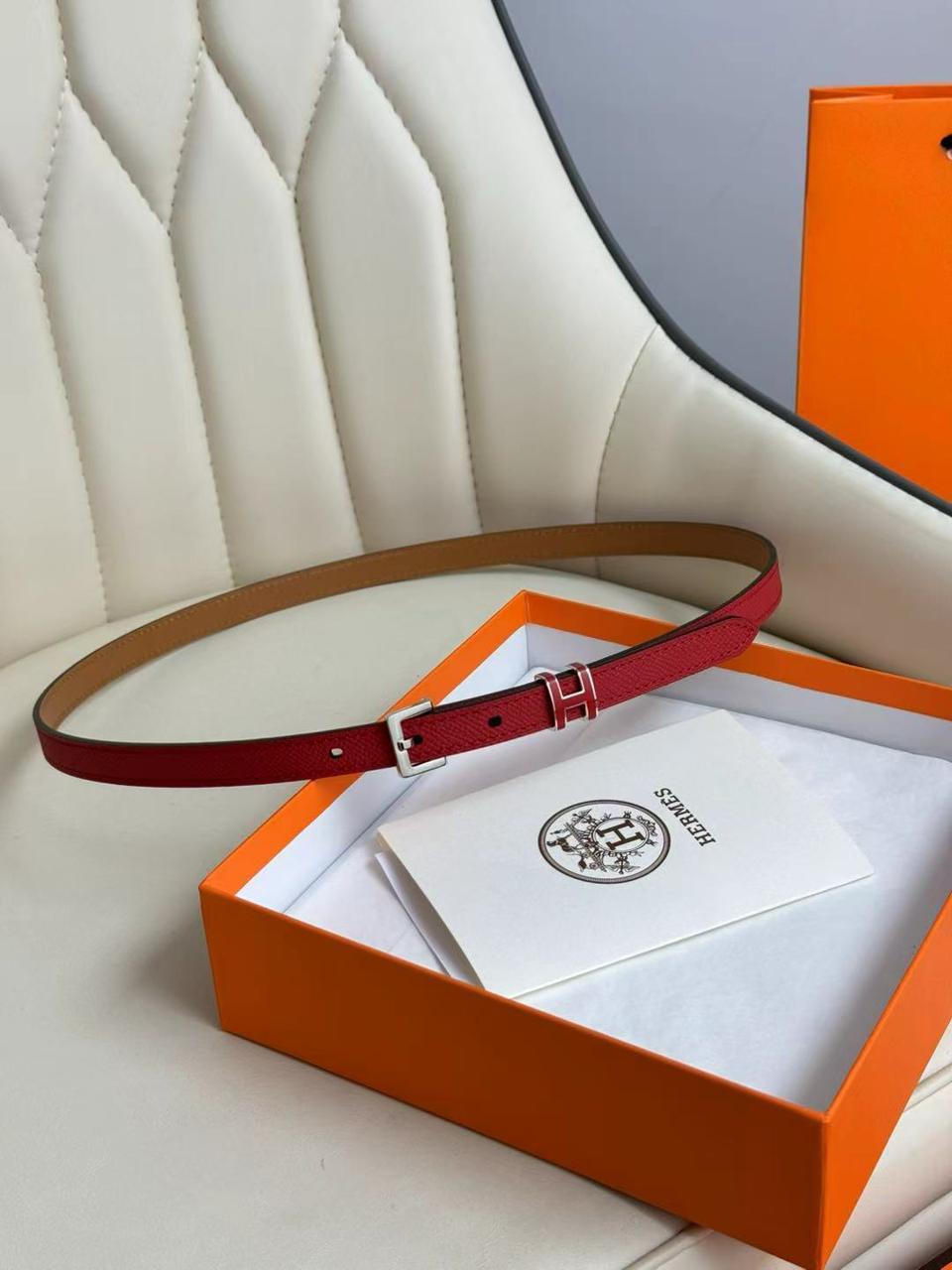 Hermès H Buckle Leather Belt