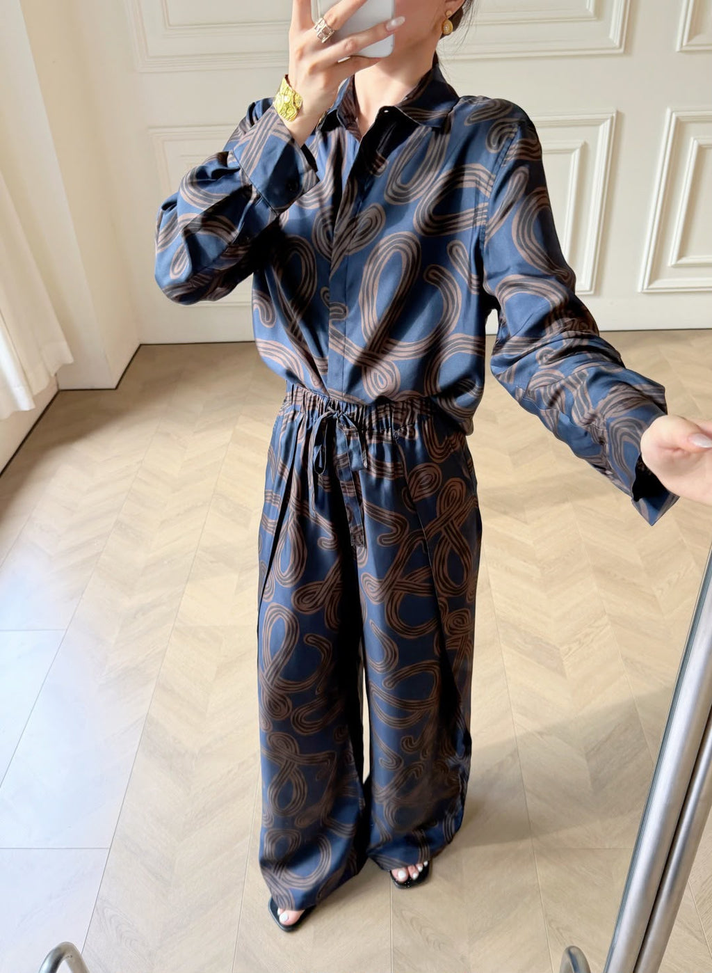 Loewe Printed Silk Twill Shirt