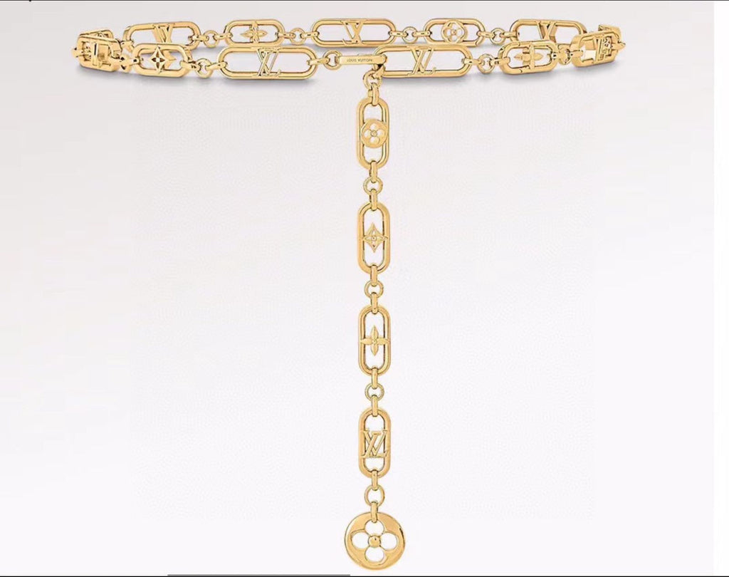 LOUIS VUITTON Monogram Chain Belt