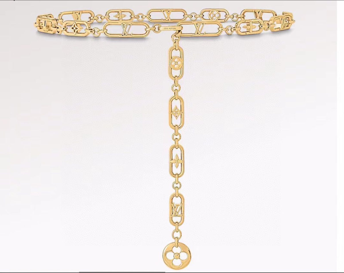 LOUIS VUITTON Monogram Chain Belt
