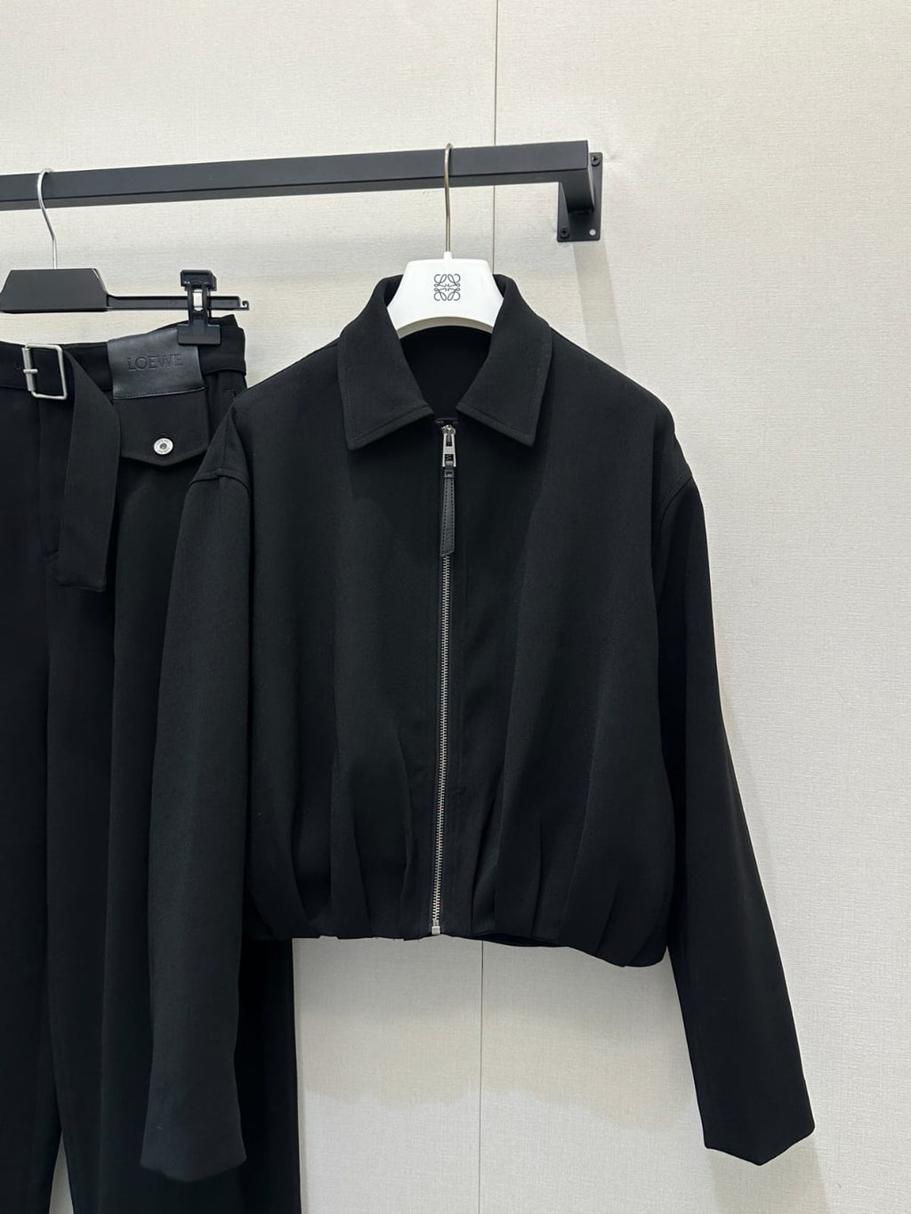 LOEWE — Belted Trousers in Wool