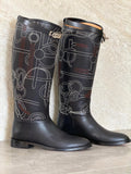 Hermès Jumping Boot – Panoplie Équestre Embroidered