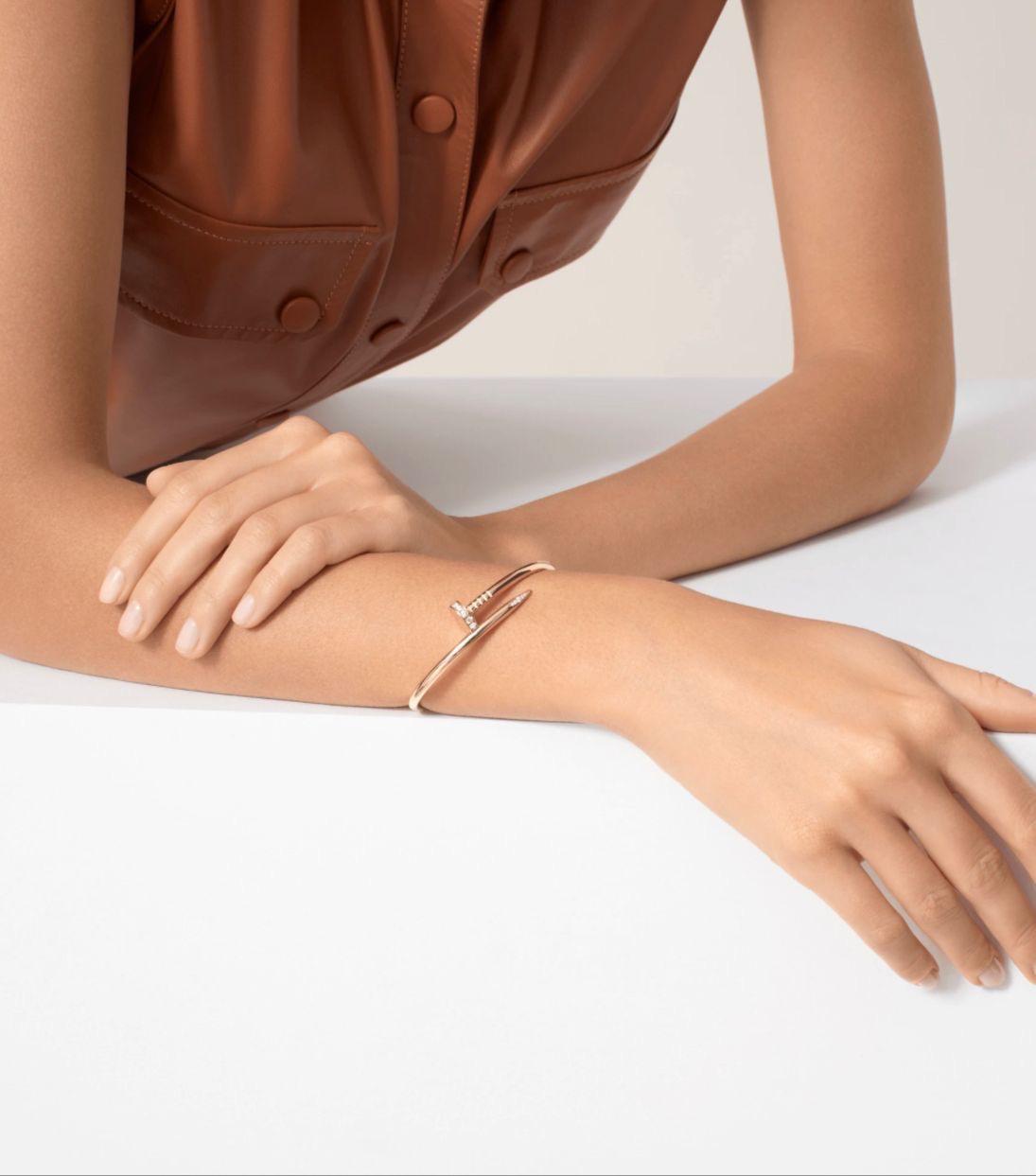 Cartier Juste un Clou Bracelet in Yellow Gold with Diamonds