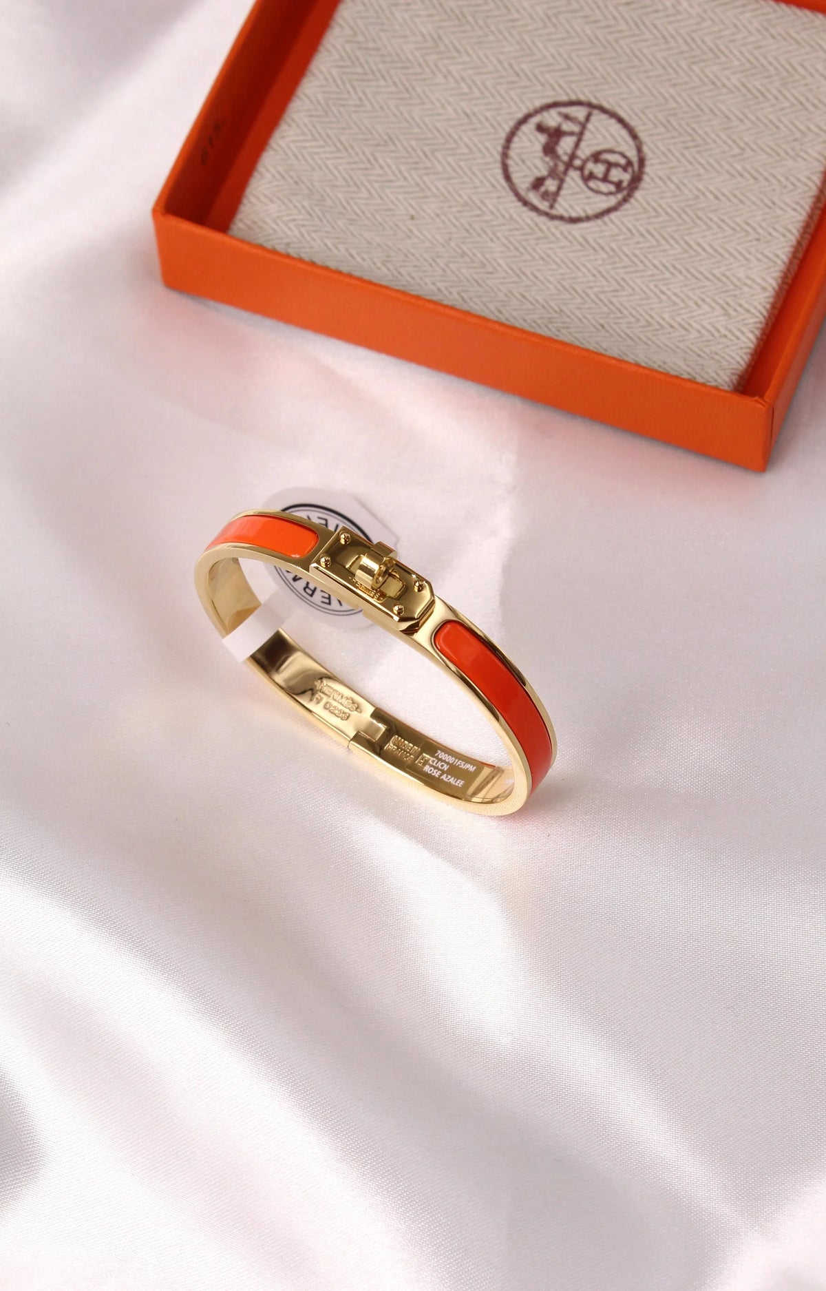 Hermes Brazalete Mini Clic Kelly (17cm)
