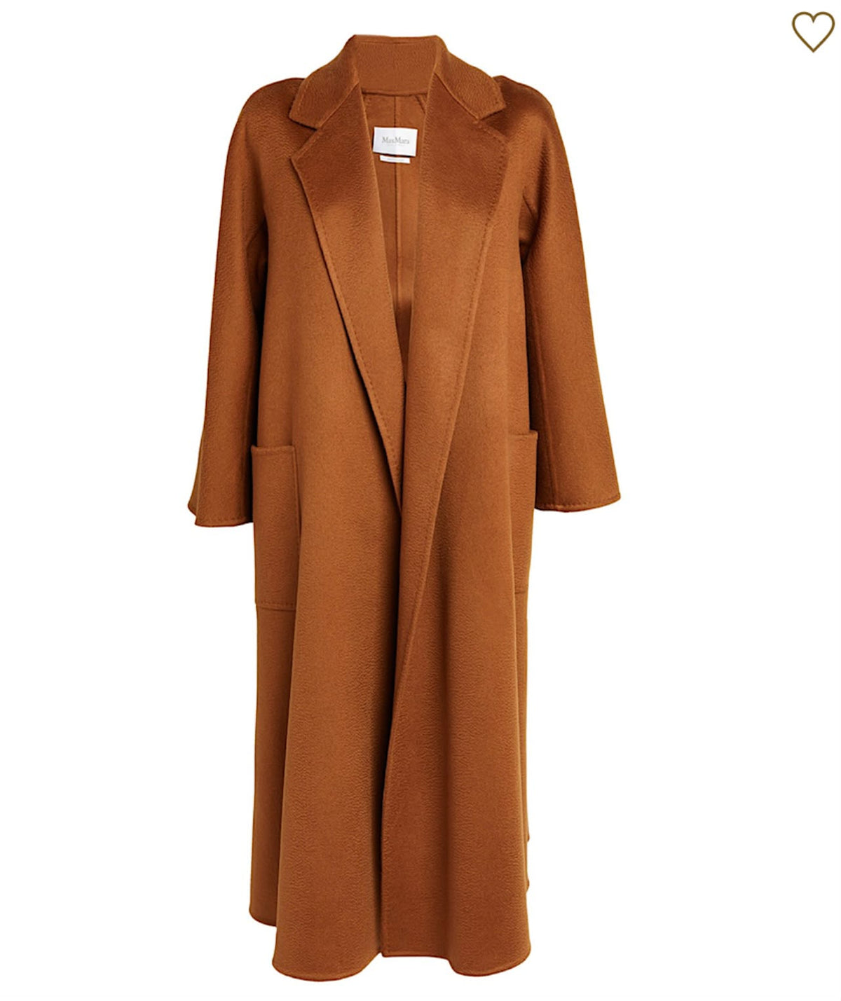 Max Mara Long Wool / Cashmere Coat / Cape-Style Coat