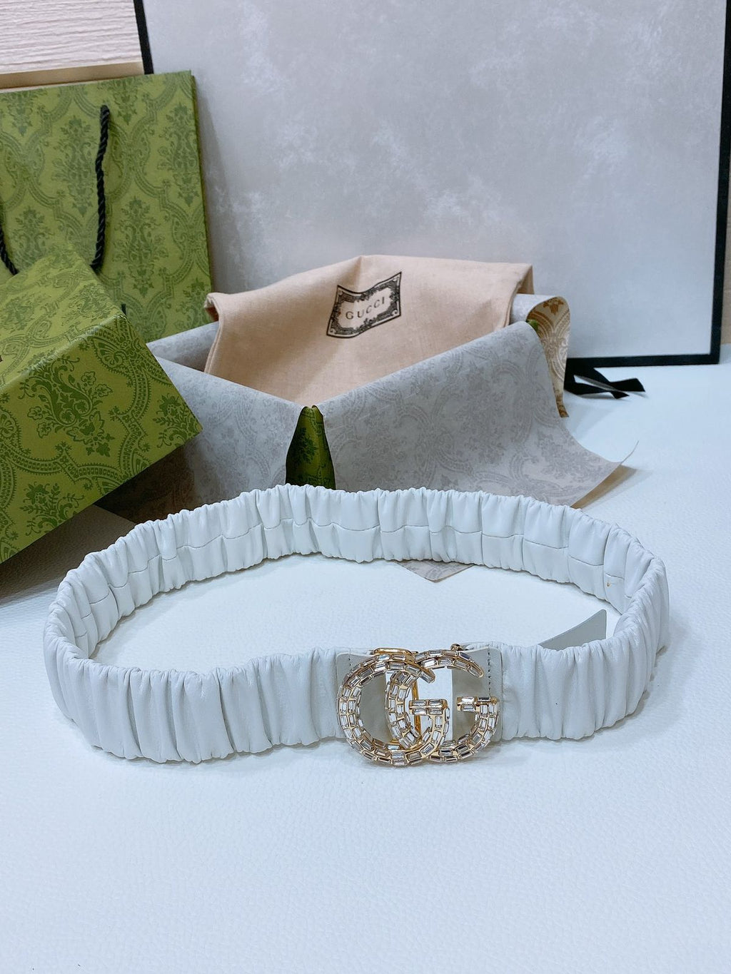 Gucci GG Marmont Elastic Belt