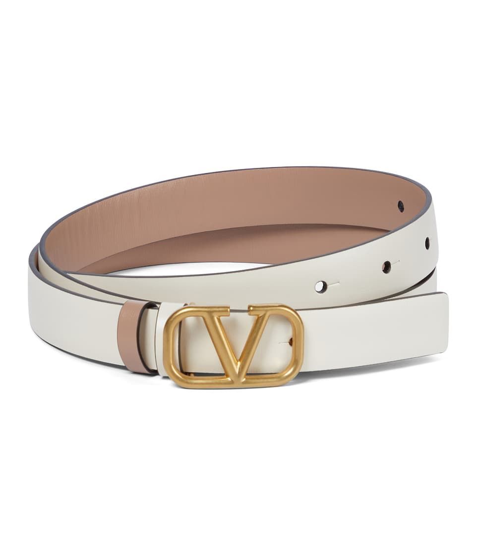 Valentino VLogo Signature Ivory Belt