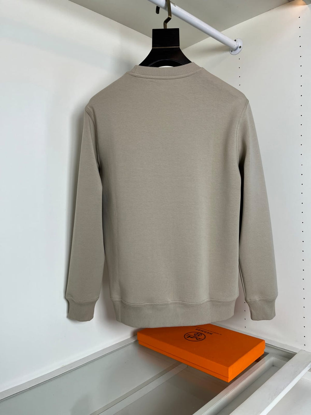 HERMES Abstract Graphic Crew Neck Sweatshirt
