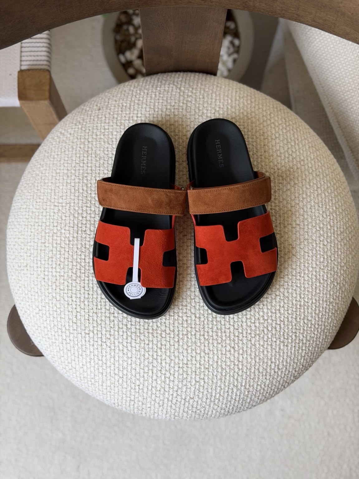 Hermès Chypre Suede Sandals