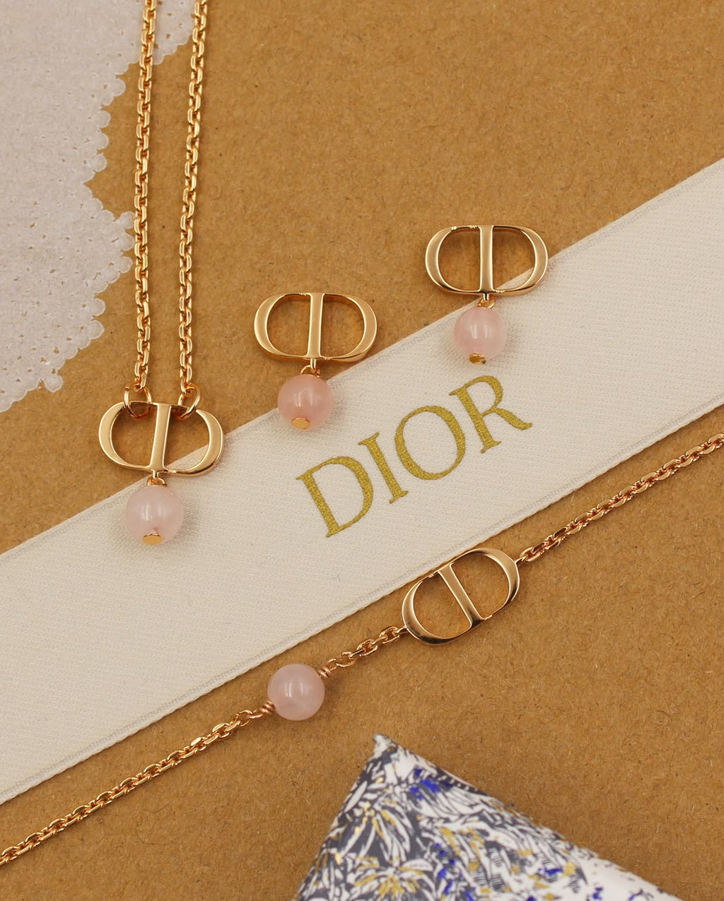 Dior CD Gold Jewelry Set