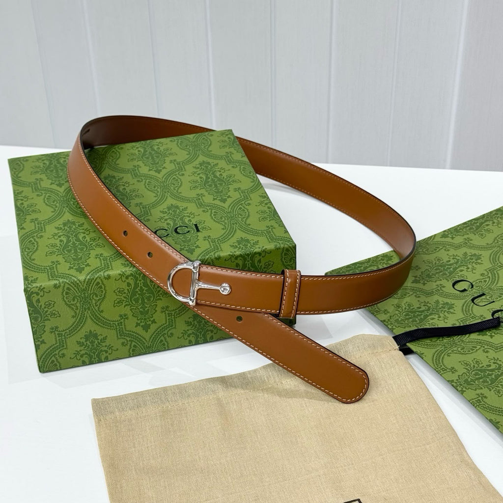 Gucci Horsebit Leather Belt