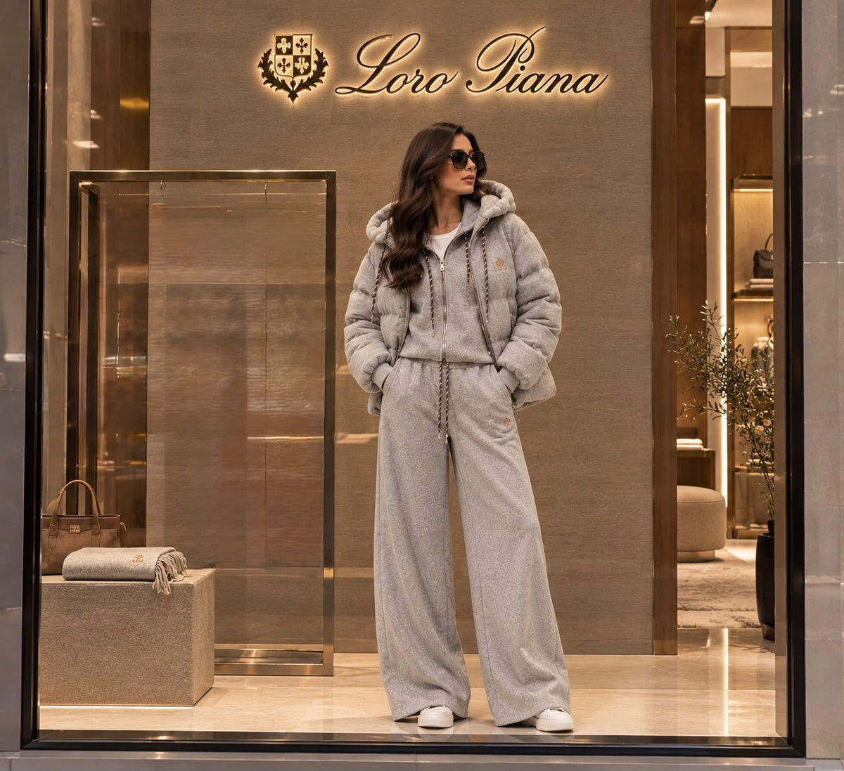 Loro Piana Cashmere Zip Hoodie