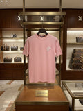 Louis Vuitton Pink Short-Sleeved Knitted T-Shirt