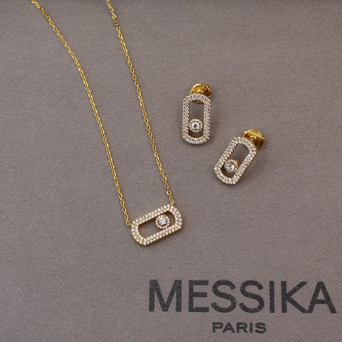 Messika Move Uno Necklace & Earrings