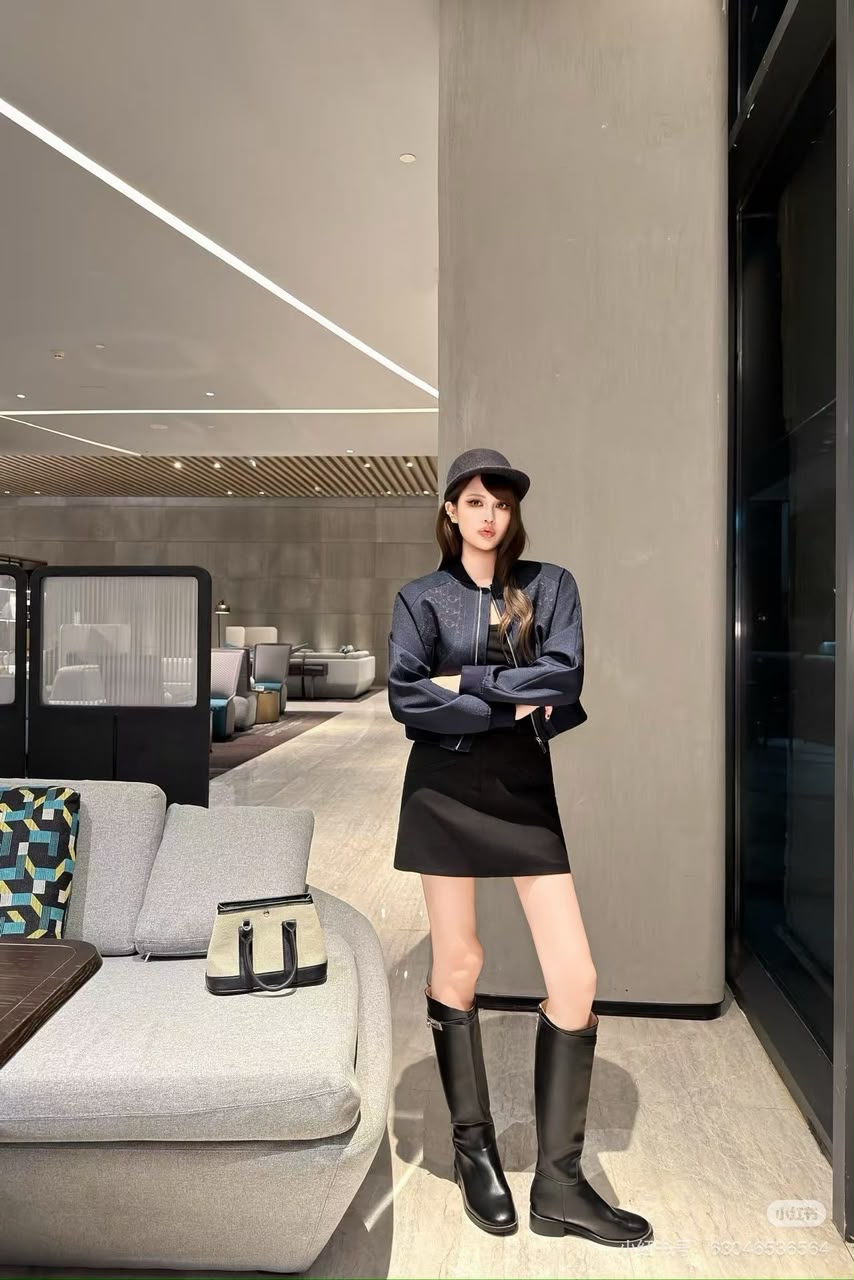 : Dior Printed Silk & Leather-Style Bomber Jacket