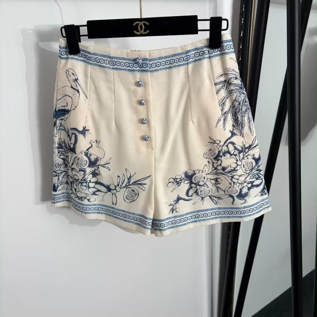 Alemais Printed Shirt and Shorts Set