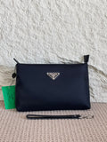 Prada slim logo Wrist Clutch