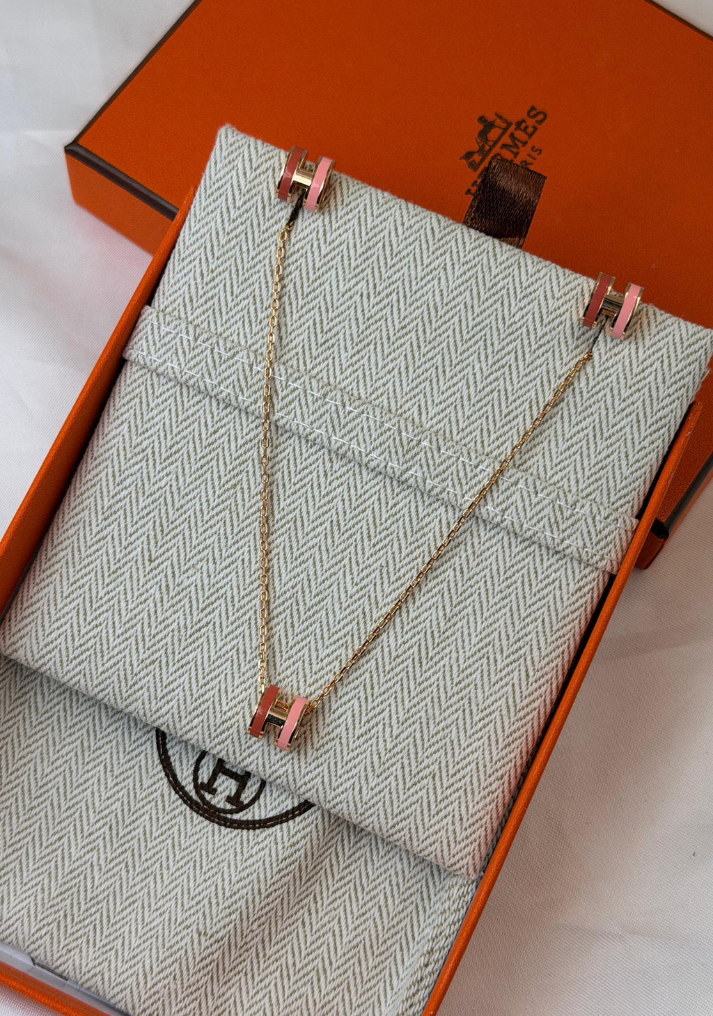 Hermès Pop H Necklace and Earrings Jewelry Set