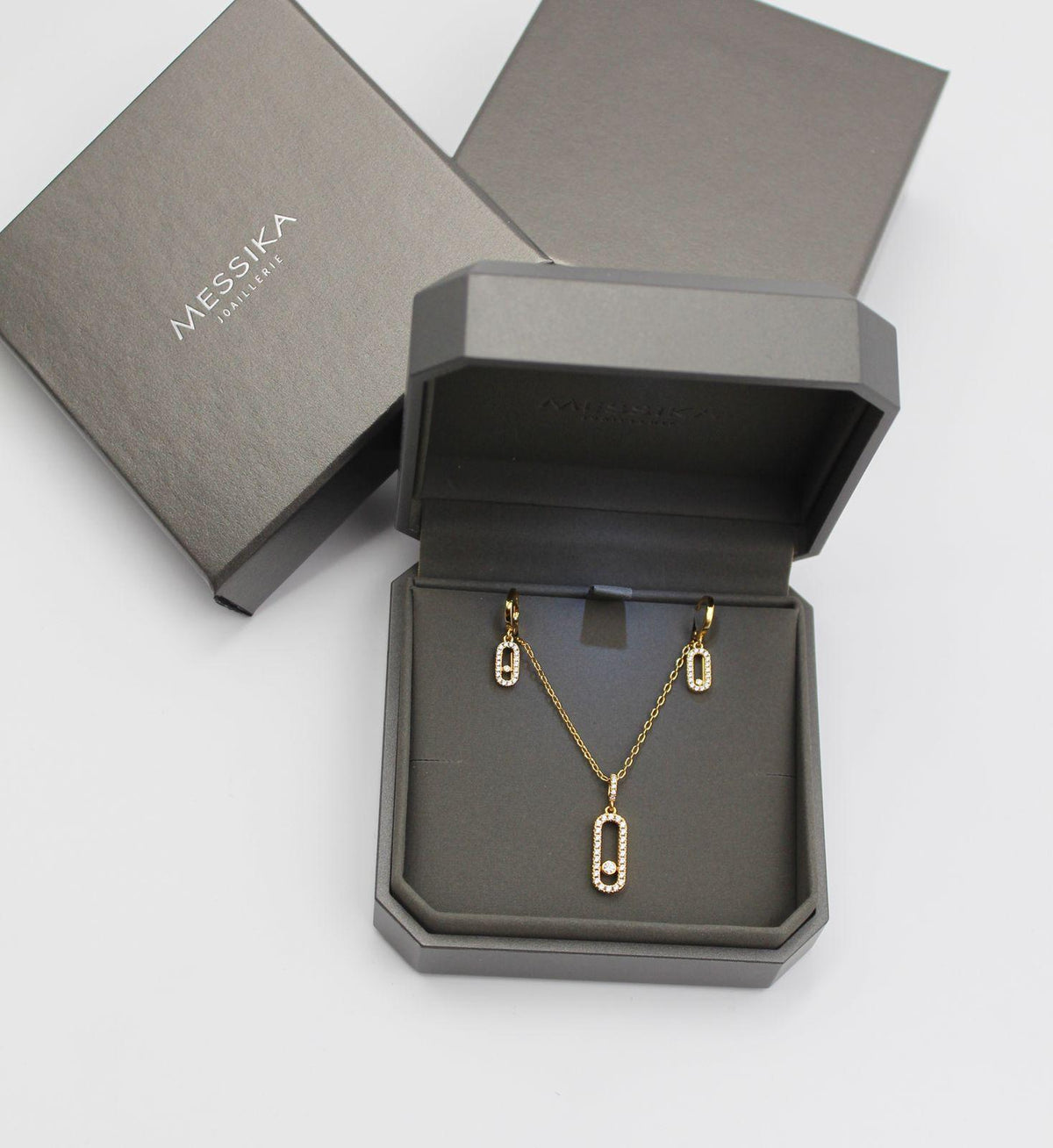 Messika Move Uno Necklace & Earrings