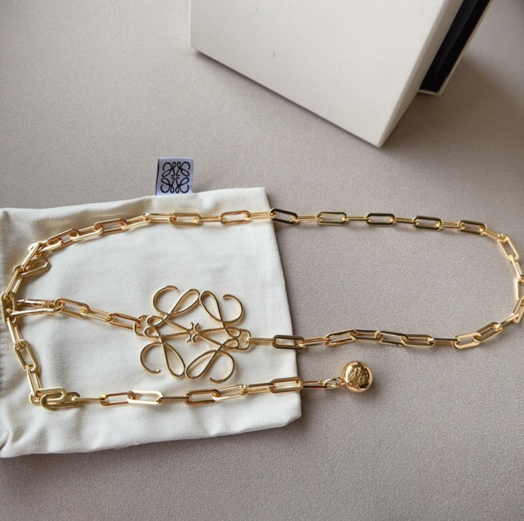 Loewe Anagram Chain Belt