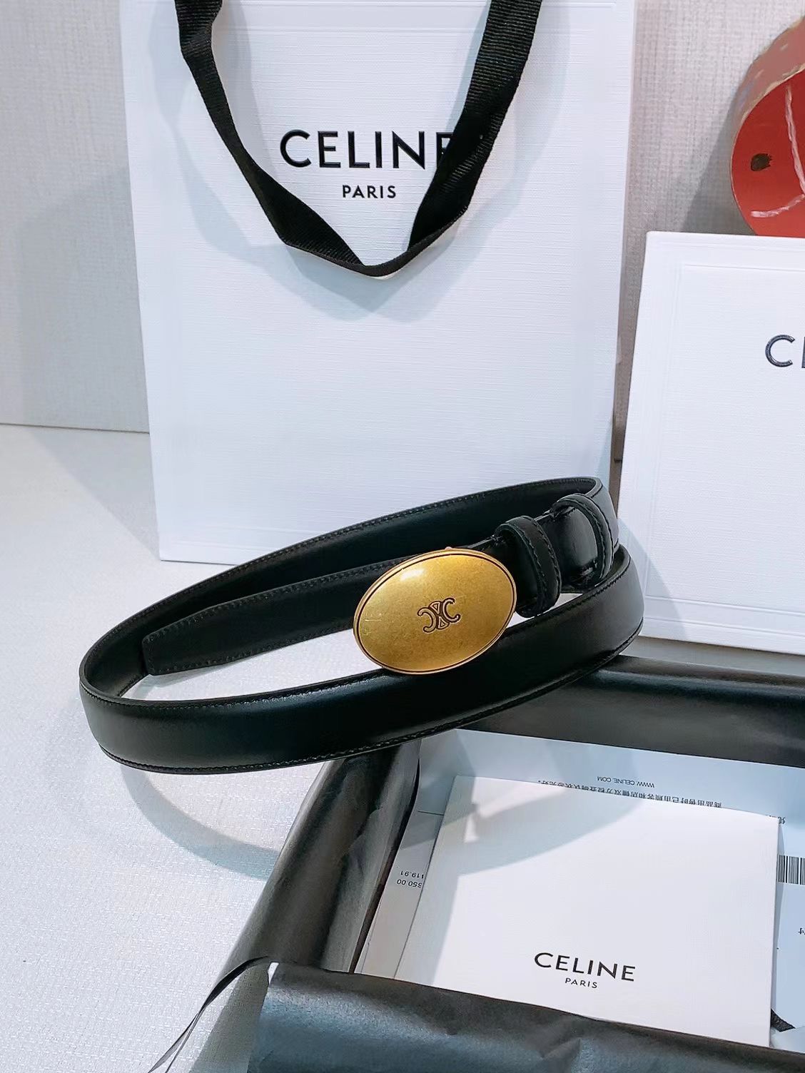 CELINE — Celine Boucle Belt