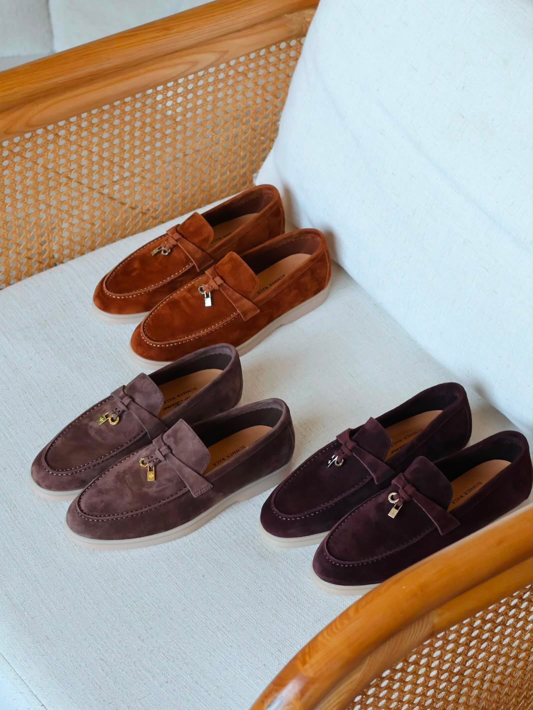 LORO PIANA Summer Charms Walk Loafers